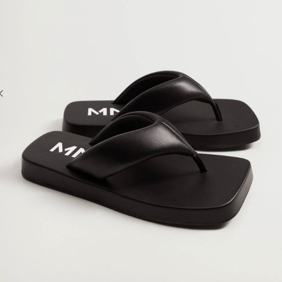 Mango Shoes - Mango Platform Quilted Sandal
